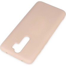 Renklime Newface Xiaomi Redmi Note 8 Pro Kılıf Nano Içi Kadife Silikon - Pudra