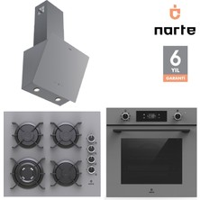 Narte 6 Yıl Garantili Ankastre Set Airfry Özellikli (OV400-CG20160-H30060)