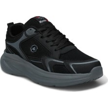 Wanderfull 4335-26 Anorak Bağcıklı Erkek Sneaker siyah füme
