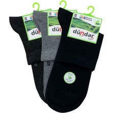 Dündar Plus Erkek 6’lı Bambu Konç Patik Çorap Seti - Dikişsiz Asorti