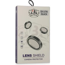 Renklime Newface Samsung Galaxy S24 Ultra Bilvis Titan Kamera Lens - Siyah