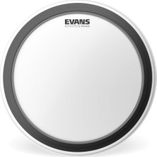 Evans BD24EMADCW Emad Coated Bas Davul Derisi (24 Inç - Tek Kat - Beyaz)