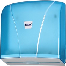 Palex Z Katlı Kağıt Havlu Dispenseri Peçetelik Şeffaf - Mavi