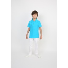 Dıgıl Kids Çocuk Polo Yaka Okul T-Shirt Kısa Kol