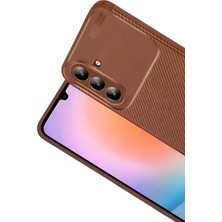 Renklime Newface Samsung Galaxy S26 Plus Auto Focus Karbon Kapak - Kahverengi