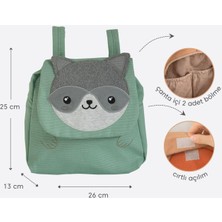 Kitikate Mini Bag Sırt Çantası Mint - Rakun