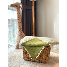 Gökçe Cotton Müslin Bebek Örtüsü %100 Pamuk El Işlemesi