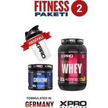 Xpro Nutrition Whey Muz 1024 gr + 250 gr Creatine Paketi