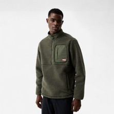 Hunter Explore Athol  Polar Erkek Koyu Haki Sweatshirt Erkek Haki Sweatshirt Harm0017252-Km