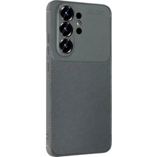 Renklime Newface Samsung Galaxy S26 Ultra Auto Focus Karbon Kapak - Gri