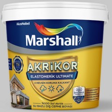 Marshall Akrikor Elastomerik Ultimate Dış Cephe Boyası Beyaz 15L