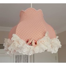 Lulu Avizem Sarkıt Avize Çiçekli Pembe