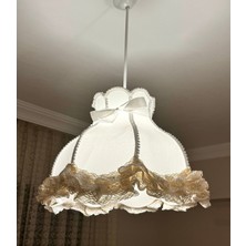 Lulu Avizem Luluavizem Ponponlu Beyaz Avize, Minimal Avize – Göz Yormayan Işık, Tatlı Atmosfer