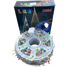 Kenko 100 Metre Makaralı Boncuk LED Fişli Rgb Renkli Işık Dekor Lambası Yılbaşı Ağacı Işığı Yeni Yıl 100MT