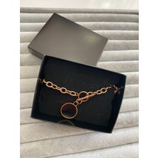 Pink Gold Rose Çelik Bileklik