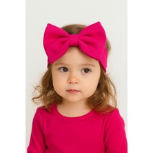 Eray Kids Kız Çocuk Fiyonklu Ribana Bandana 2'li Takım (2-5 Yaş)