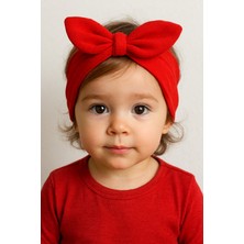 Eray Kids Kız Çocuk Fiyonklu Ribana Günlük Bandana 3'lü Takım (1-5 Yaş)