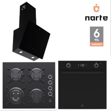 Narte 6 Yıl Garantili Ankastre Set Airfry Özellikli (OV400-CG20160-H30060)