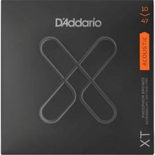 D'addario XTAPB1047 Xt Phosphor Bronze Akustik Gitar Tel Seti ($10-47$) | Extra Light, Yumuşak Çalım Hissi, Fosfor Bronz Sıcaklığı ve Xt Teknolojisi ile Taze Tel Tınısı