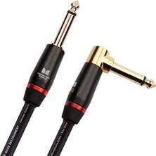Monster Cable 12 0006 Bass Enstrüman Kablosu (6.4mt Açılı-Düz) | L Jak Ile Rahat Kullanım