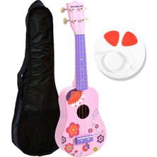 Manuel Raymond KA225PNK Soprano Ukulele Seti (Pembe) | Yeni Başlayanlar Için Tam Set