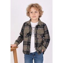 Mixima 5-12 Yaş Erkek Çocuk Kışlık Ekose Oduncu Gömlek