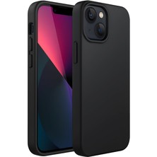 Bix iPhone 13 / 14 Silikon Kılıf Magsafe Uyumlu Güçlü Koruma Darbe Emici Siyah