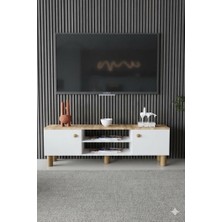 Kzy Mobilya Bohem Tv Ünitesi,2 Kapaklı Tv Sehpası