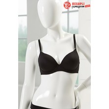 Le Jardin Kadın Mikro Kumaş Desteksiz Kaplı Balenli Kulaklı Kutulu Tek Sütyen