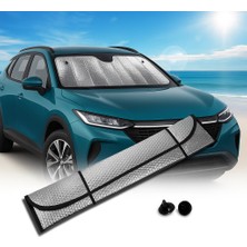 Indispensablely Katlanabilir Oto Ön Cam Güneşlik Isı Önleyici Araç Perdesi Toyota Corolla Fiat Egea Nissan Qashqai