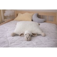 Handmade El Yapımı Kuzu Yastık – Çocuk Odası Dekoratif Peluş Yastık – Amigurumi Bebek Yastığı