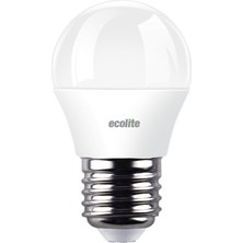 Ecolite 4,8W LED Classıc G45 Ampul 220V Opal Cam 470 Lümen 15.000 Saat Ömür 6500K