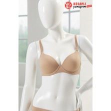 Le Jardin Kadın Mikro Kumaş Desteksiz Kaplı Balenli Kulaklı Kutulu Tek Sütyen