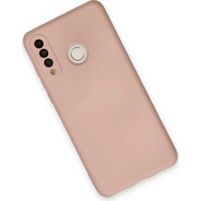 Renklime Newface Huawei P30 Lite Kılıf Nano Içi Kadife Silikon - Pudra