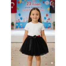 Kız Çocuk Tütü Etek Beli Lastikli 5-10 Yaş, Kırmızı