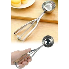 Lumindra  Paslanmaz Çelik Dondurma, Kurabiye ve Helva Kaşığı, Çok Amaçlı, Dayanıklı, Şık Tasarım