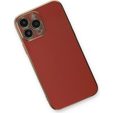 Renklime Newface iPhone 13 Pro Kılıf Volet Silikon - Kırmızı