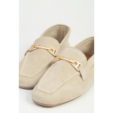 Benetton Pierre Cardin Kadın Bej Loafer PC-55703