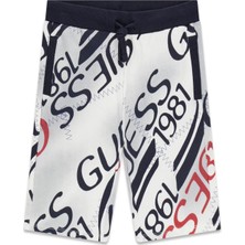 Guess Bg Store Erkek Çocuk Desenli Şort