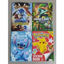 Ada Çanta Kırtasiye 4 Adet Stickerli Boyama Kitabı LD65966