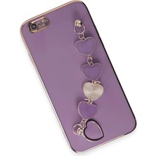 Renklime Newface iPhone 6 Kılıf Esila Silikon - Mor