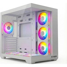 Xaser XR20-BEYAZ 7x Rgb Fan Tuş Kontrol (Psu Yok) Akvaryum Kasa