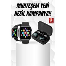 Indispensablely Kaliteli Akıllı Saat ve Kaliteli Bluetooth Kulaklık Anc Özelliği Uzun Pil Ömrü
