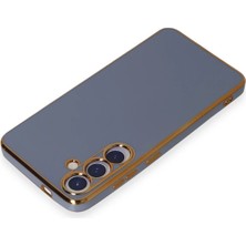 Renklime Newface Samsung Galaxy S24 Kılıf Volet Silikon - Mavi