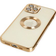 Renklime Newface iPhone 12 Pro Kılıf Slot Silikon - Gold