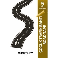 Onba Otobant Çocuk Trafik Bandı – Yol/otoyol/yarış Pisti Yapım Bandı Iz Bırakmaz- 7cm x 10MT - 5 Adet