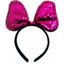 Zemira Renk Değiştiren Fiyonk Parti Tacı Fuşya Gümüş