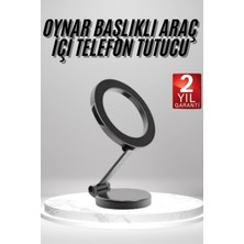 Indispensablely Magsafe Telefon Tutucu 360 Dönebilen Ayarlanabilir Araç Içi Tutucu
