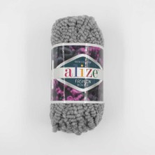 Alize Fashion Boucle (1 Adet) 21 Gri Renk Örgü Ipliği