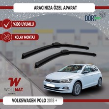 Wollmat Volkswagen Polo Silecek 2018 Sonrası Silecek Takımı Araca Özel